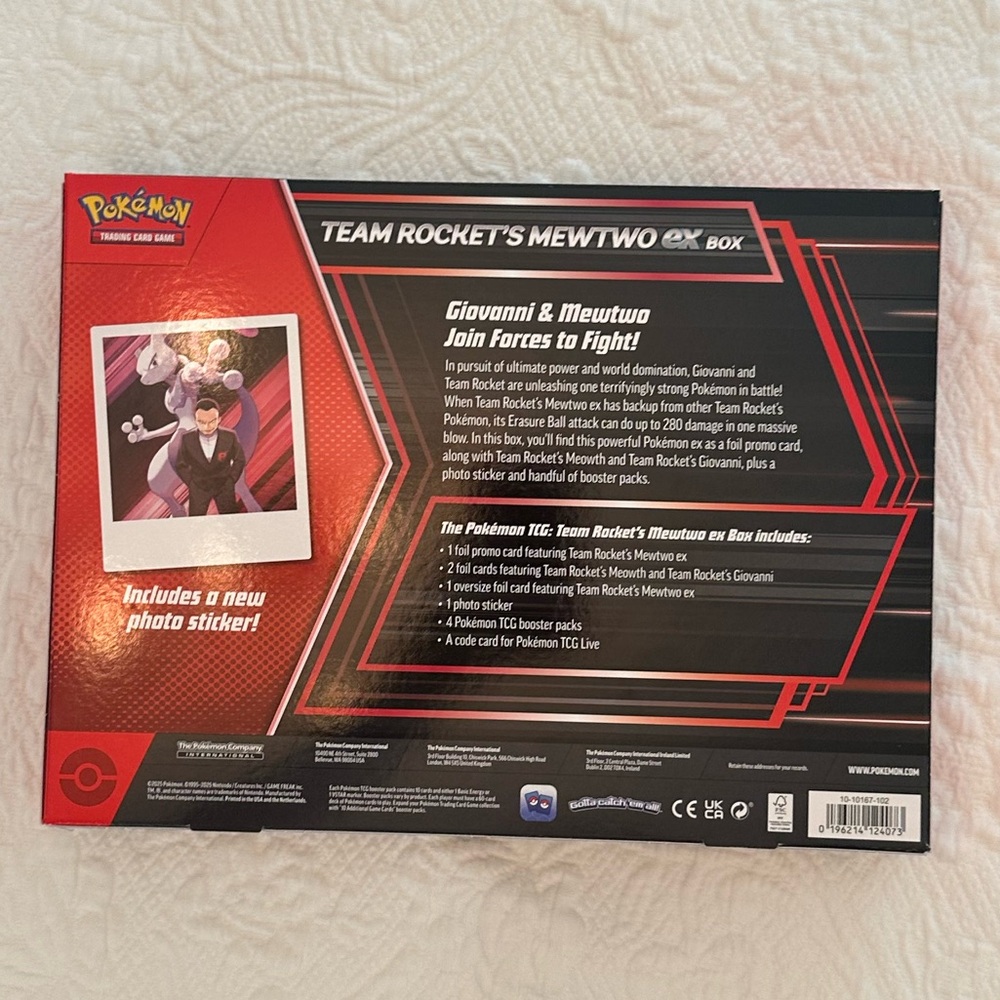 Team Rocket's mewtwo ex box - Picture 3 of 4